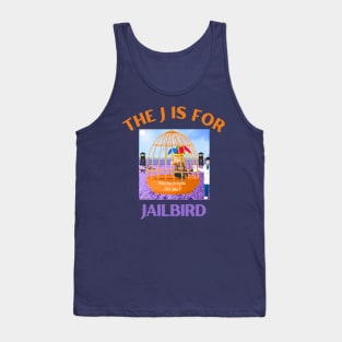 Donald J Trump Jailbird Village Idiot Tank Top